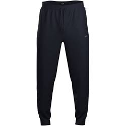 BOSS Herren Waffle Pants mit Logo, Dark Blue, XXL von BOSS