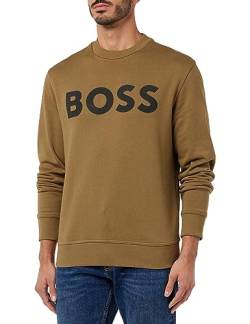BOSS Herren Webasiccrew Sweatshirt, Open Beige280, M von BOSS