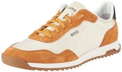 BOSS Herren Zayn_Lowp_lttx Low_Profile, Open Brown241, 39 EU von BOSS