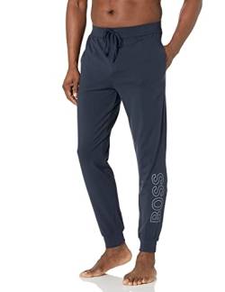 BOSS Hugo Herren Identity Jogginghose Pyjamaunterteil, blau, Groß von BOSS