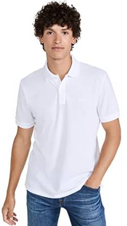 BOSS Hugo Herren Pallas Short Sleeve Polo Shirt Poloshirt, weiß, XX-Large von BOSS