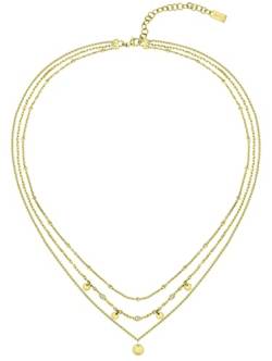 BOSS Jewelry Gliederhalskette für Damen Kollektion IRIS Gelbgold - 1580334 von BOSS
