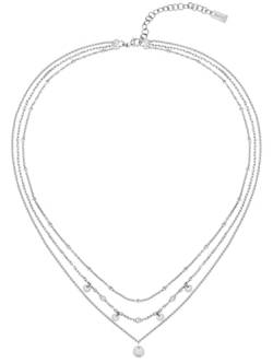 BOSS Jewelry Gliederhalskette für Damen Kollektion IRIS aus Edelstahl - 1580330 von BOSS