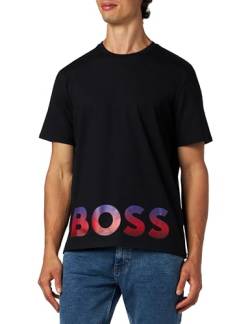 BOSS Men Ombrè T-Shirt Black1, M von BOSS