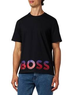 BOSS Men Ombrè T-Shirt Black1, XXL von BOSS