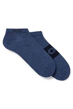 BOSS Men's 2P AS Logo Col CC Ankle Socks, Open Blue468, 43-46 von BOSS