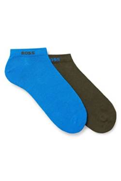 BOSS Men's 2P AS Uni Colors CC Ankle Socks, Open Blue468, 40-46 von BOSS