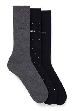 BOSS Men's 3P RS CC Socks Gift Set, Black1, 40-46 von BOSS