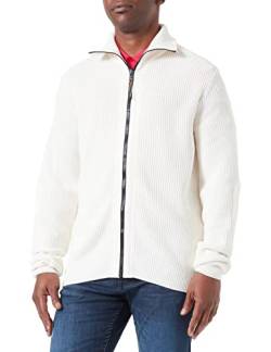 BOSS Men's Abinero Knitted Jacket, Light Beige277, XL von BOSS