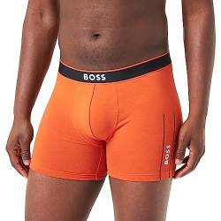 BOSS Men's BoxerBr 24 Logo Boxer Brief, Dark Orange801, XXL von BOSS
