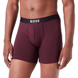 BOSS Men's BoxerBr 24 Logo Boxer_Brief, Dark Purple505, L von BOSS