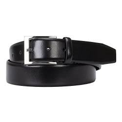 BOSS Men's Elloy-PC-An_Sz35 Belt, Black1, 80 von BOSS