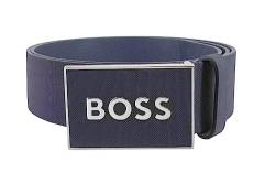 BOSS Men's Icon-S1_Sz40 Belt, Dark Blue402, 90 von BOSS