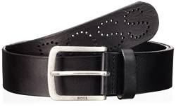 BOSS Men's JOR_Sz40 Belt, Black1, 110 von BOSS