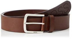 BOSS Men's JOR_Sz40 Belt, Dark Brown203, 100 von BOSS