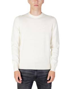 BOSS Men's Kanovano Knitted-Sweater, Light Beige277, XXL von BOSS