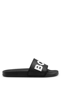 BOSS Men's Kirk rblg Slide, Black001, EU 39 von BOSS