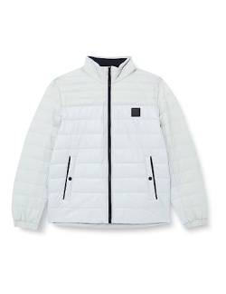 BOSS Men's Oden Outerwear-Jacket, Light/Pastel Grey50, 48 von BOSS