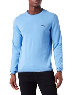 BOSS Men's Ritom_W22 Knitwear, Bright Blue, 3XL von BOSS