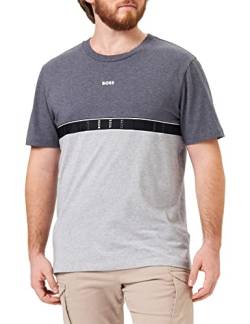 BOSS Men's Tee Tape Jersey, Medium Grey, XL von BOSS