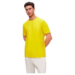 BOSS Men's Tee Tape T-Shirt, Bright Yellow739, S von BOSS