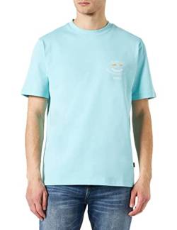 BOSS Men's TeeEggcellent T-Shirt, Open Blue461, S von BOSS