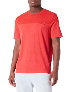 BOSS Men's Teehalfrete T-Shirt, Bright Red624, XL von BOSS