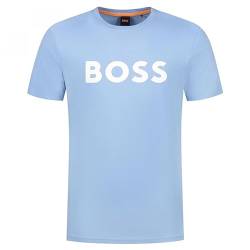BOSS Men's Thinking 1 T-Shirt, Open Blue460, S von BOSS