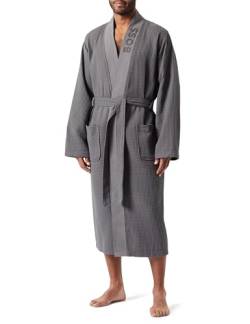 BOSS Men's Waffle Kimono Pajama Bottom, Medium Grey32, XXL von BOSS