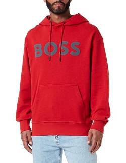 BOSS Men's WebasicHood Sweatshirt, Bright Red624, L von BOSS