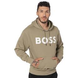 BOSS Men's WebasicHood Sweatshirt, Light/Pastel Green336, S von BOSS