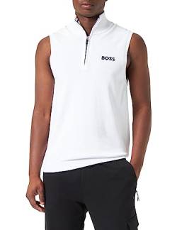BOSS Men's Zaxly Knitted-Sweater, White100, M von BOSS