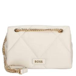 BOSS Weiblich Abelie Flap Crossb. Crossbody, Open White von BOSS