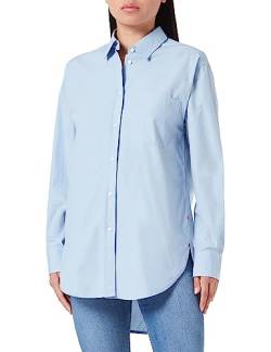 BOSS Women's C_Bostucci Blouse, Light/Pastel Blue450, 44 von BOSS