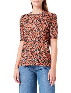 BOSS Women's C_Emime_AOP Jersey-Top, Open Miscellaneous, XS von BOSS