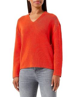 BOSS Women's C_Fardinati Knitted-Sweater, Bright Orange821, XL von BOSS