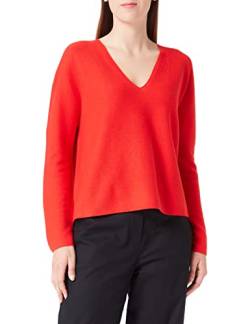 BOSS Women's C_Ferona Knitted_Sweater, Open Red640, L von BOSS