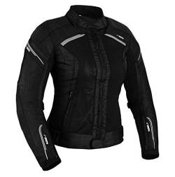 BOSmoto Motorrad Damen Wasserdicht Jacke mit Protektoren Sommer Winter Textil Frauen (S, Aylin) von BOSmoto