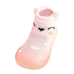 BOTCAM Hausschuhe Sneaker Pantoffel Strumpf Schuhe Baby Kleinkind Solide Warme Kinder Mädchen Socken Stricken Babyschuhe Winter Chucks (F, 20-21) von BOTCAM