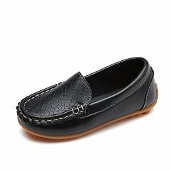 BOTCAM Kleinkind Kleinkind Jungen Mädchen Soft Slip On Loafers Kleid Flache Schuhe Bootsschuhe Freizeitschuhe Sportschuhe 37 Jungen von BOTCAM