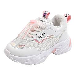 BOTCAM Sandalen Mädchen 21 Schuhe Mesh atmungsaktiv Säugling Mädchen weiche Baby Schuhe Kinderschuhe Größe 23 (Pink, 22.5 Toddler) von BOTCAM