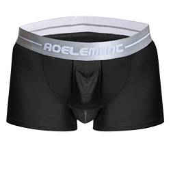 Herren Ultra Boxer Herren Sexy Slip Underwear Retroshorts Wasite Mid Unterwäsche Briefs Männer G-Strings Tanga Elastische Sexy Unterhose Erotisch Panties Kurze Hosen von BOTCAM