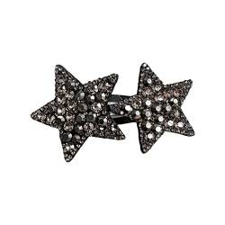 Kleinkind Mädchen Active Sweet Star Farbige Schleife Polyester Haarschmuck Kind Einheitsgröße Cape Braut (Black, One Size) von BOTCAM