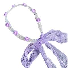 Schönes Costome-Stirnband für Kinder, Babys und Mädchen, superweiches, dünnes Haarband aus Nylon für Kinder Haarband Laufen Herren (Purple, One Size) von BOTCAM