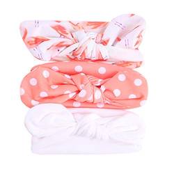 Zubehör Friseur Bowknot Haarband elastisch Baby Mädchen Kinder Set 3Stück Kinder Haarzubehör Haar Gummiband Damen (White, One Size) von BOTCAM