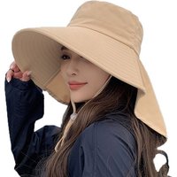 BOTERS Fischerhut Damen-Sommer-Sonnenschutz-Fischerhut, Sonnenschutz große Krempe Hut von BOTERS