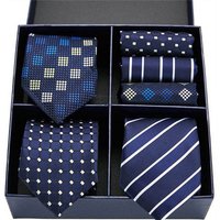 BOTERS Krawatte Herrenmode Business-Krawatten-Set, quadratische Krawatten-Geschenkbox von BOTERS