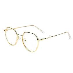 BOUACOUA Blaulichtfilter Brille ohne Sehstärke Anti-Blaulicht Gläser Brille für Damen und Herren von BOUACOUA