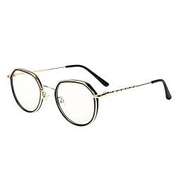 BOUACOUA Blaulichtfilter Brille ohne Sehstärke Anti-Blaulicht Gläser Brille für Damen und Herren von BOUACOUA
