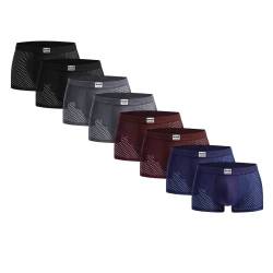 BOXR Underwear Herren Bambus Boxershorts 8er Pack Weich Atmungsaktiv und Umweltfreundlich Perfekte Kombination aus Komfort und Nachhaltigkeit Unterhosen für Männer (S-3XL) von BOXR Underwear